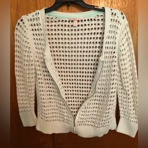 Victoria Secret white cardigan sweater